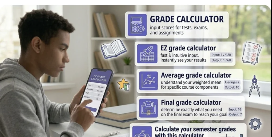Free Online Grade Average Calculator Tool